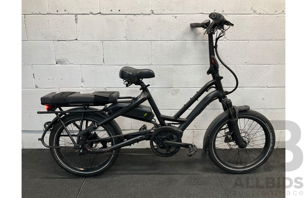 Black Folding Electric Bike