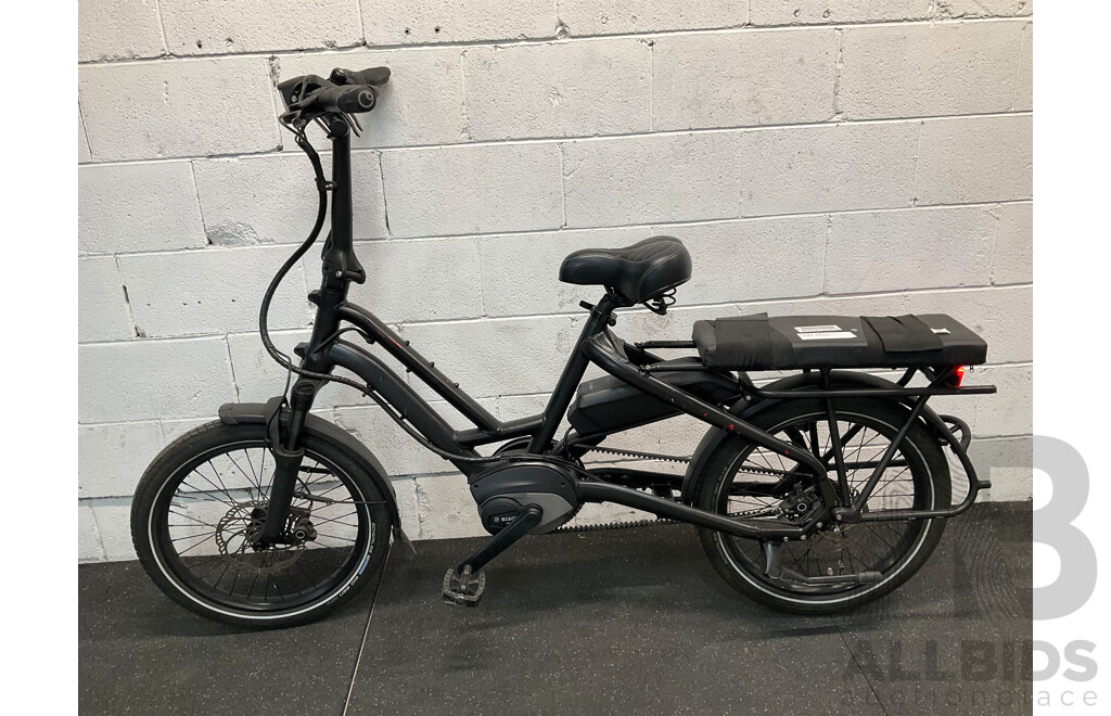 Black Folding Electric Bike