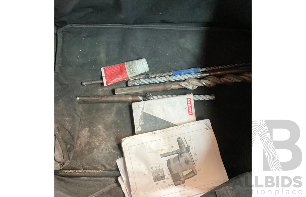 HILTI TE 60-A36  Cordless Combihammer with 1x Battery and 1x Charger in Tool Bag