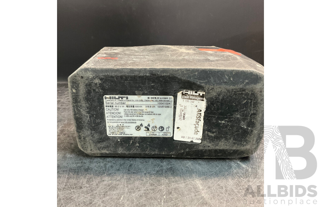 HILTI B36 9.0 Battery 36V Battery