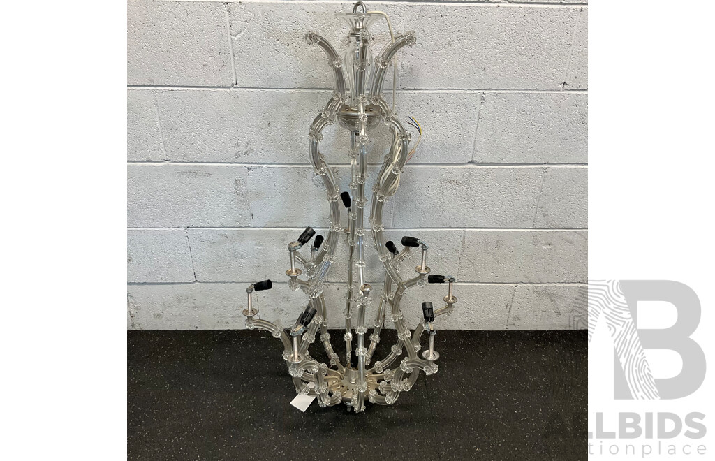 SCHONBEK Murano Glass Chandelier