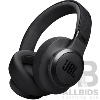 JBL Live 770 NC Wireless True Adaptive Noise Cancelling Over-Ear Headphones (Black) - ORP $ 249
