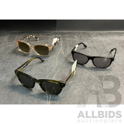 Option, Ralph, Oscar Wylee Sunglasses - Lot of 3