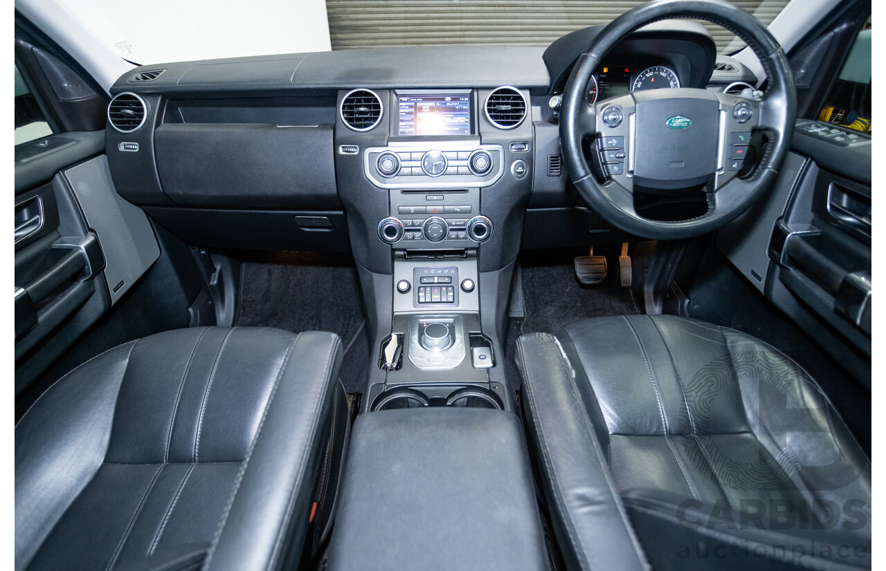 12/2013 Land Rover Discovery 4 3.0 SDV6 SE (4x4) MY13 4D Wagon Fuji White Turbo Diesel 3.0L - 7 seats