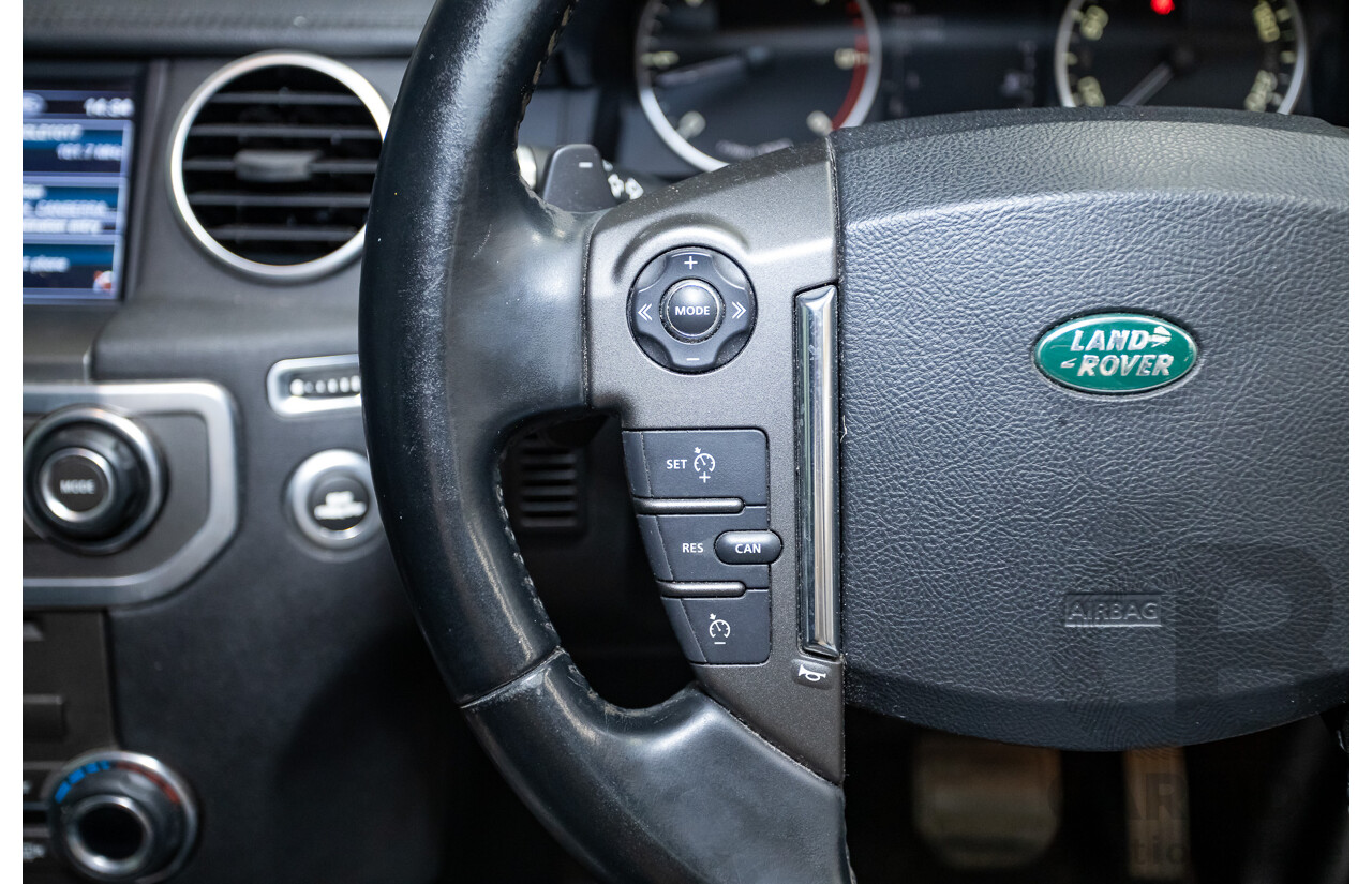 12/2013 Land Rover Discovery 4 3.0 SDV6 SE (4x4) MY13 4D Wagon Fuji White Turbo Diesel 3.0L - 7 seats