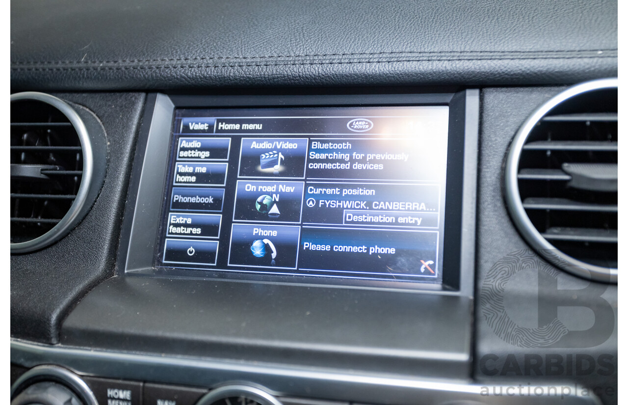 12/2013 Land Rover Discovery 4 3.0 SDV6 SE (4x4) MY13 4D Wagon Fuji White Turbo Diesel 3.0L - 7 seats