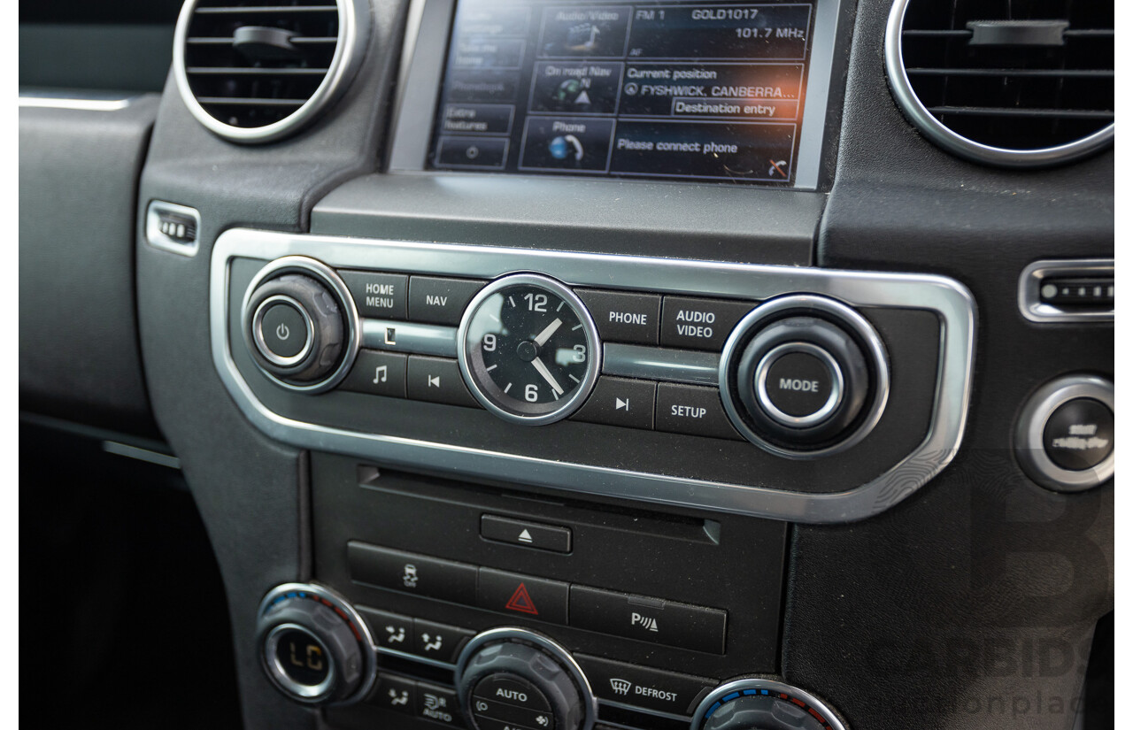 12/2013 Land Rover Discovery 4 3.0 SDV6 SE (4x4) MY13 4D Wagon Fuji White Turbo Diesel 3.0L - 7 seats