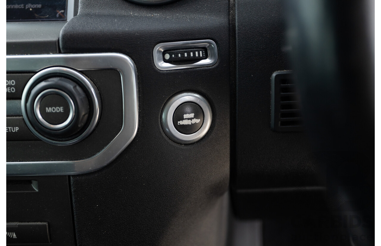 12/2013 Land Rover Discovery 4 3.0 SDV6 SE (4x4) MY13 4D Wagon Fuji White Turbo Diesel 3.0L - 7 seats