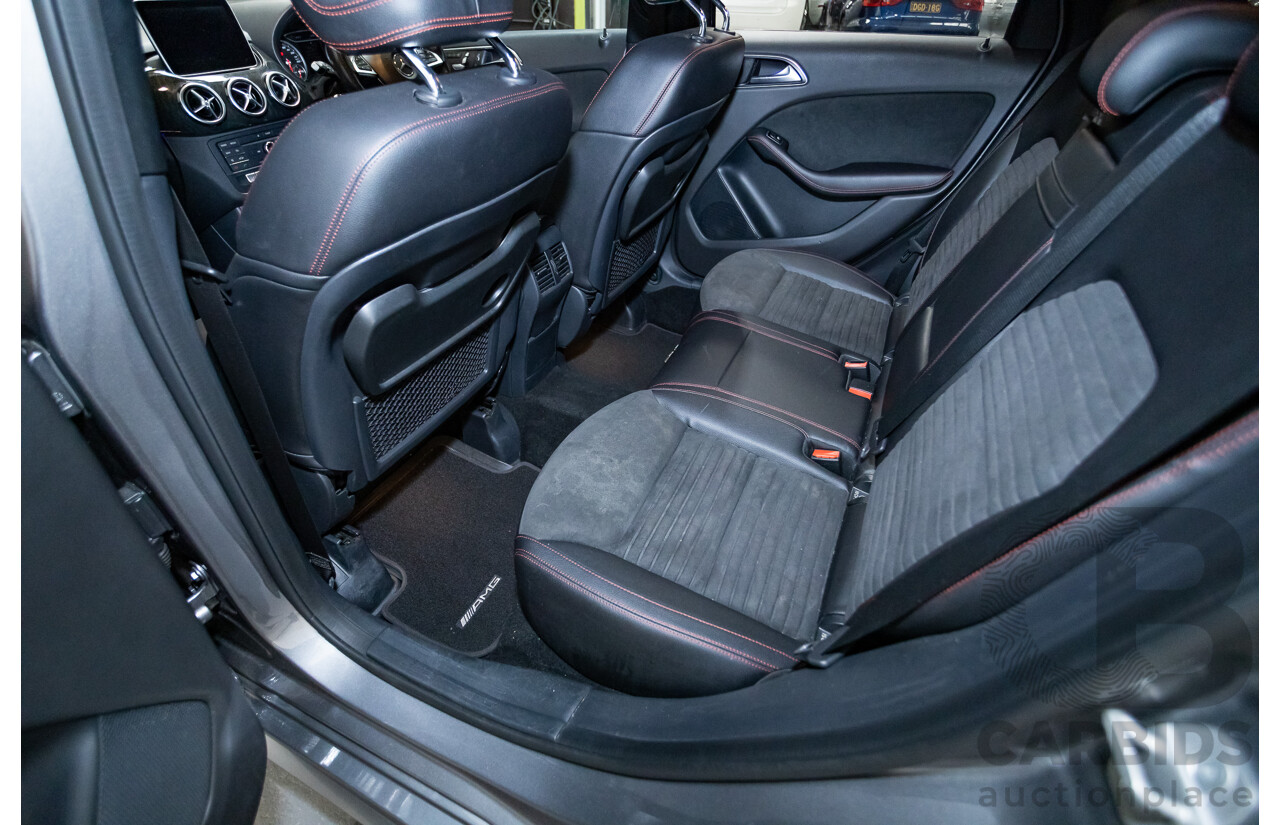 11/2015 Mercedes-Benz B250 4MATIC (AWD) 246 MY15 5D Hatchback Mountain Grey Metallic Turbo 2.0L