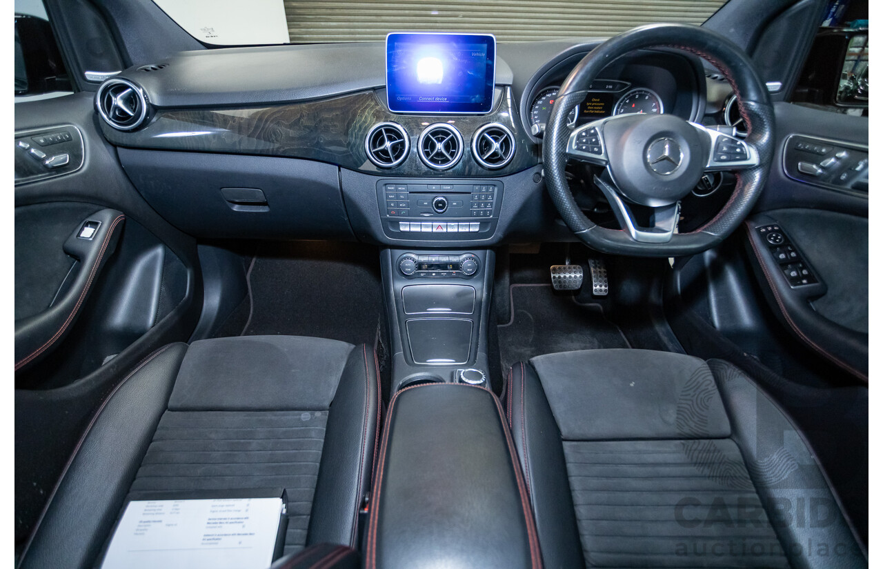 11/2015 Mercedes-Benz B250 4MATIC (AWD) 246 MY15 5D Hatchback Mountain Grey Metallic Turbo 2.0L