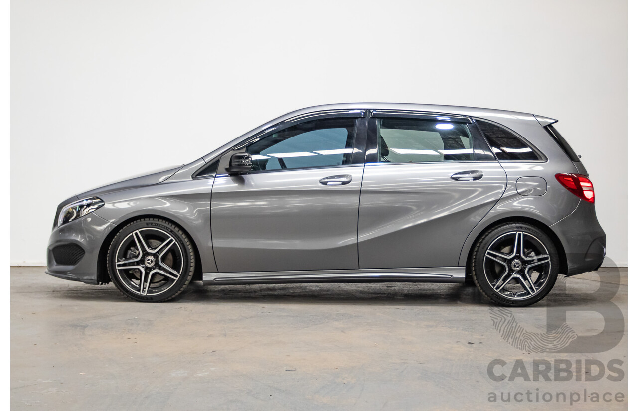 11/2015 Mercedes-Benz B250 4MATIC (AWD) 246 MY15 5D Hatchback Mountain Grey Metallic Turbo 2.0L