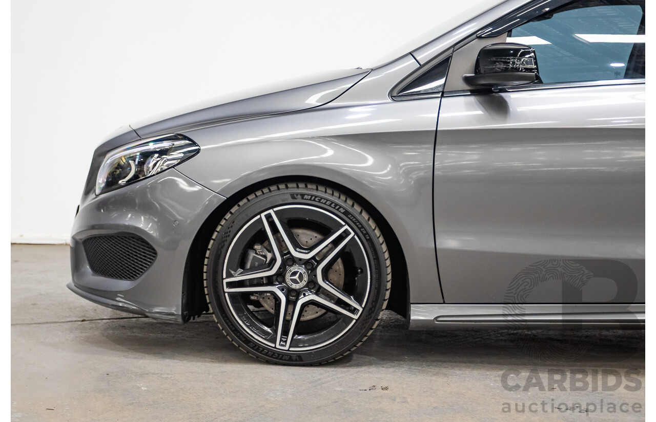 11/2015 Mercedes-Benz B250 4MATIC (AWD) 246 MY15 5D Hatchback Mountain Grey Metallic Turbo 2.0L