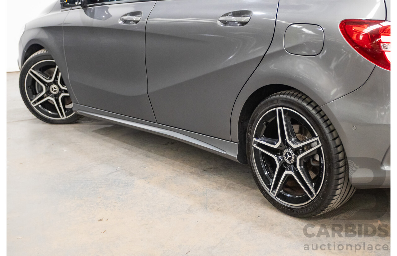 11/2015 Mercedes-Benz B250 4MATIC (AWD) 246 MY15 5D Hatchback Mountain Grey Metallic Turbo 2.0L