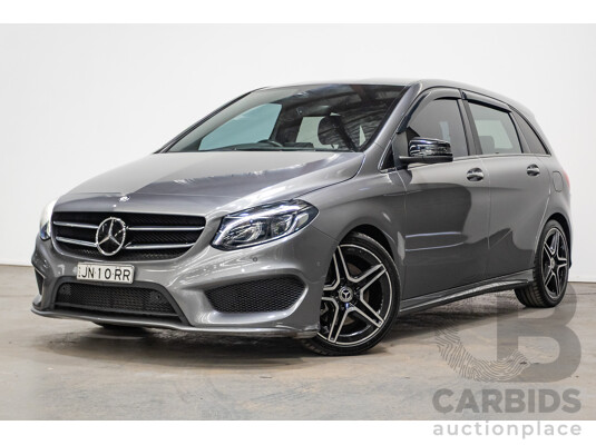 11/2015 Mercedes-Benz B250 4MATIC (AWD) 246 MY15 5D Hatchback Mountain Grey Metallic Turbo 2.0L
