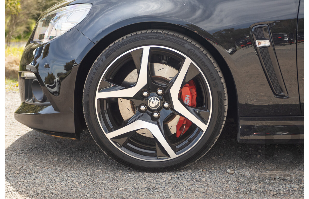06/2013 Holden Special Vehicles (HSV) Maloo R8 Gen-F 2d Utility Phantom Black Metallic V8 6.2L - Walkinshaw Enhanced