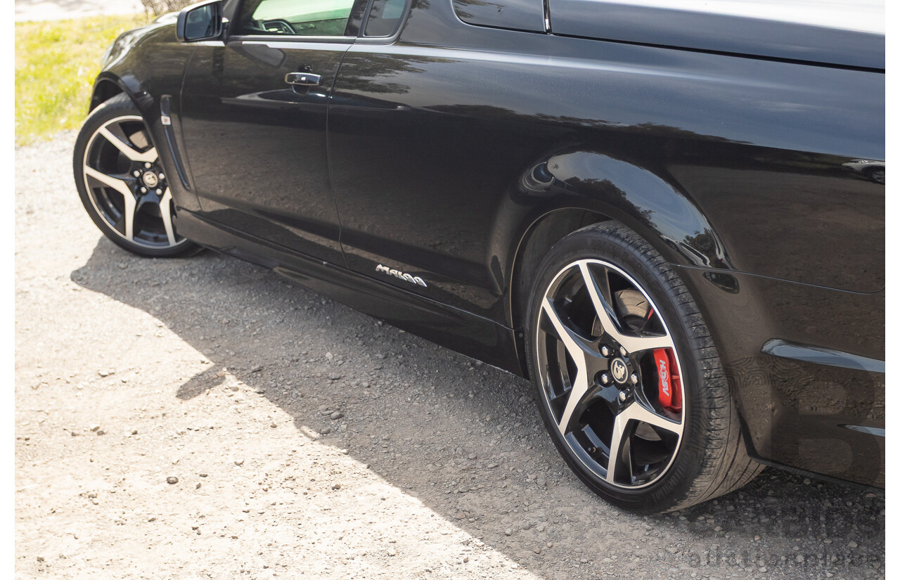 06/2013 Holden Special Vehicles (HSV) Maloo R8 Gen-F 2d Utility Phantom Black Metallic V8 6.2L - Walkinshaw Enhanced