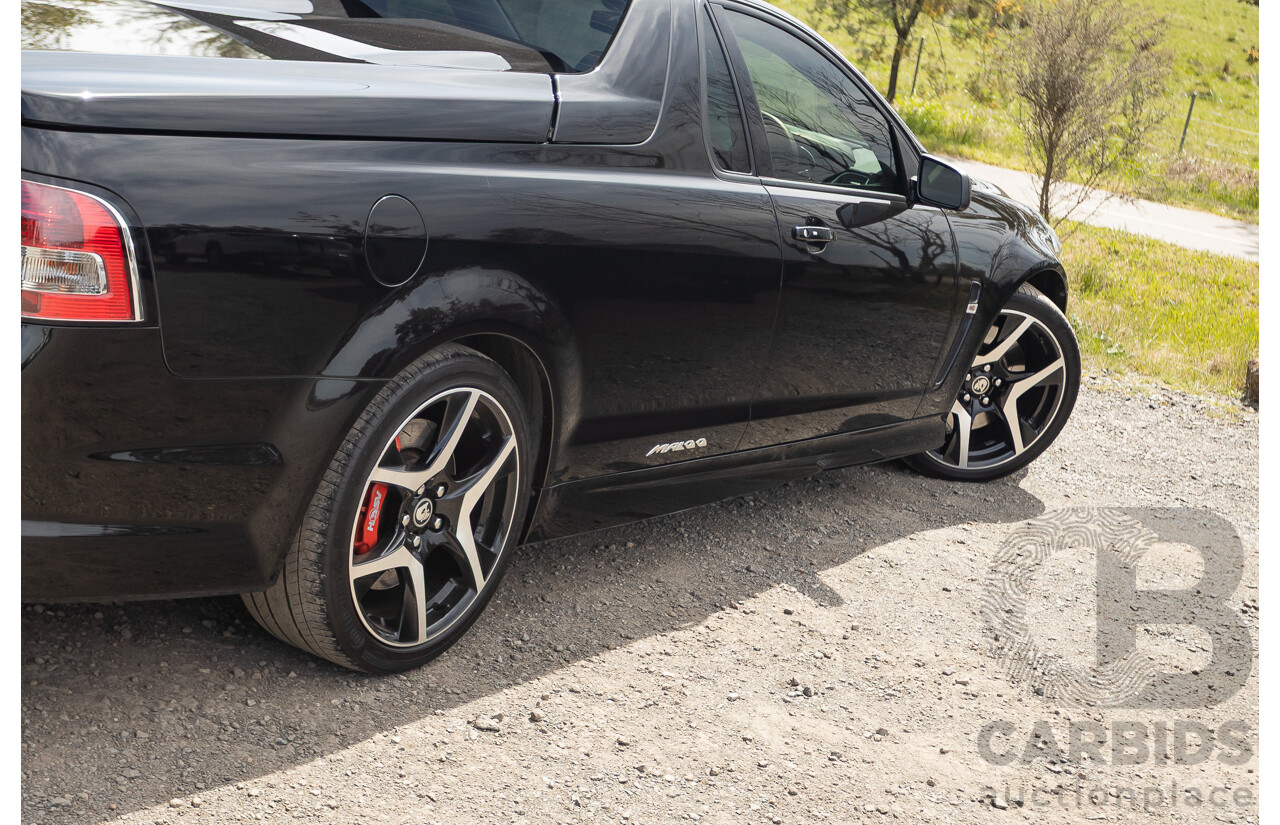 06/2013 Holden Special Vehicles (HSV) Maloo R8 Gen-F 2d Utility Phantom Black Metallic V8 6.2L - Walkinshaw Enhanced