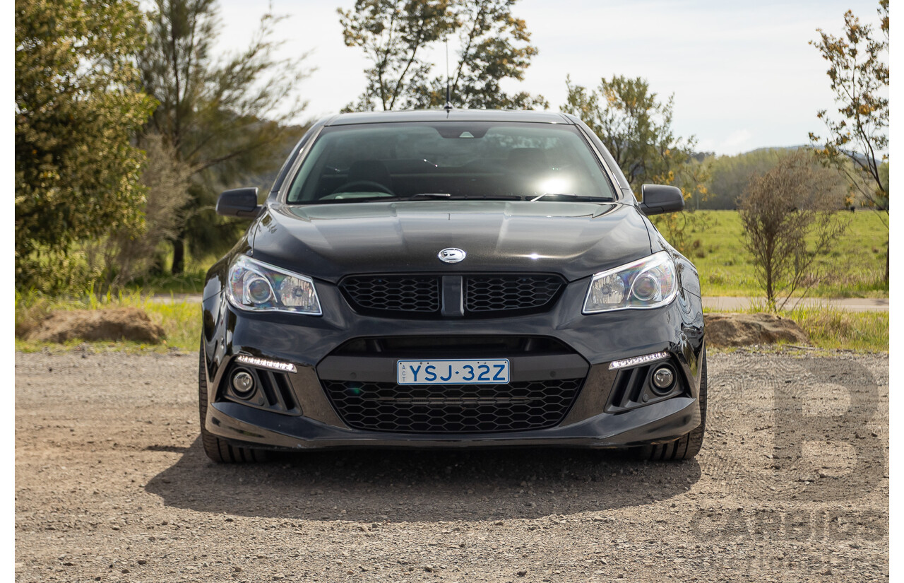 06/2013 Holden Special Vehicles (HSV) Maloo R8 Gen-F 2d Utility Phantom Black Metallic V8 6.2L - Walkinshaw Enhanced