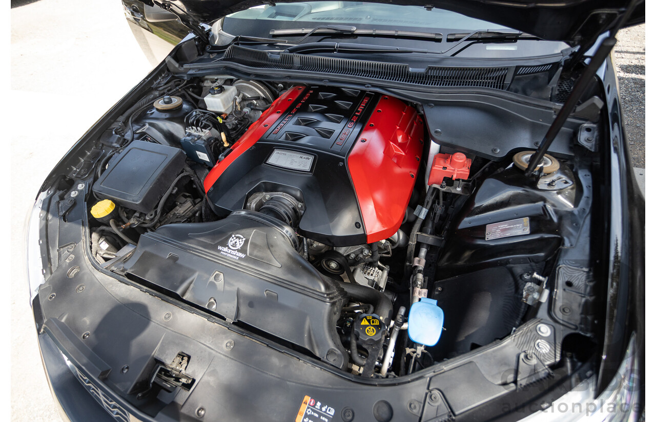 06/2013 Holden Special Vehicles (HSV) Maloo R8 Gen-F 2d Utility Phantom Black Metallic V8 6.2L - Walkinshaw Enhanced