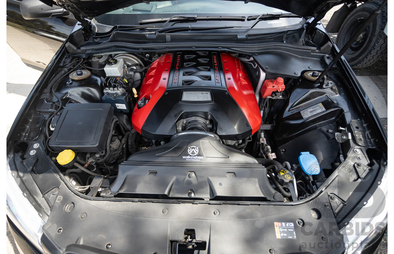 06/2013 Holden Special Vehicles (HSV) Maloo R8 Gen-F 2d Utility Phantom Black Metallic V8 6.2L - Walkinshaw Enhanced