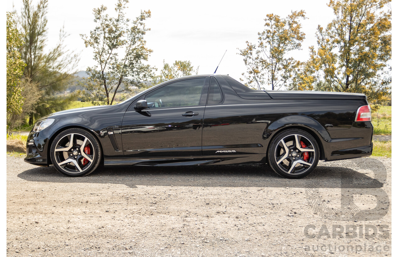 06/2013 Holden Special Vehicles (HSV) Maloo R8 Gen-F 2d Utility Phantom Black Metallic V8 6.2L - Walkinshaw Enhanced