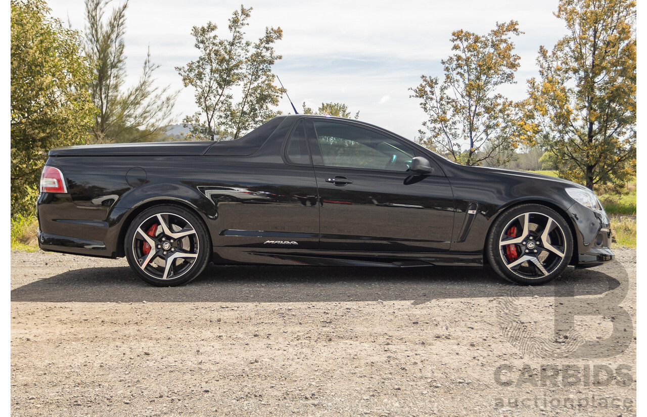 06/2013 Holden Special Vehicles (HSV) Maloo R8 Gen-F 2d Utility Phantom Black Metallic V8 6.2L - Walkinshaw Enhanced