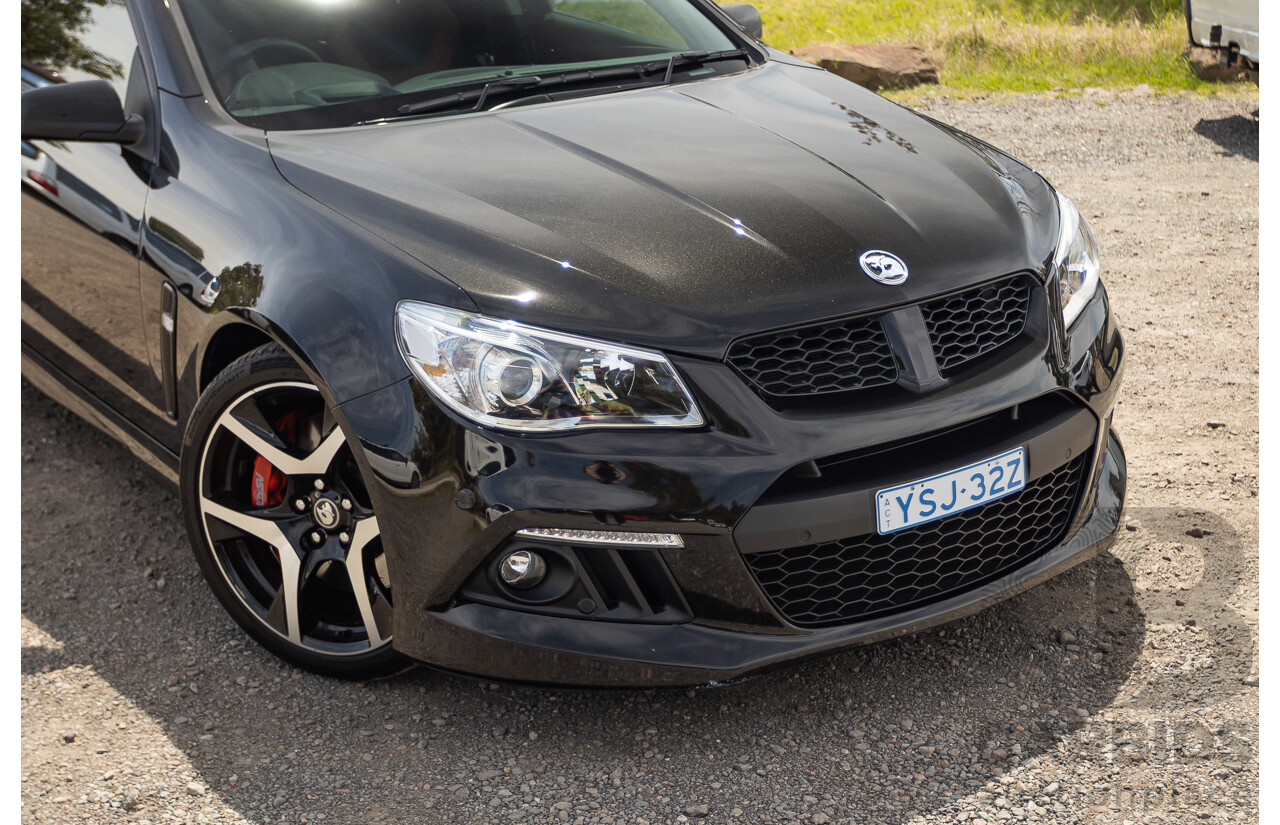 06/2013 Holden Special Vehicles (HSV) Maloo R8 Gen-F 2d Utility Phantom Black Metallic V8 6.2L - Walkinshaw Enhanced
