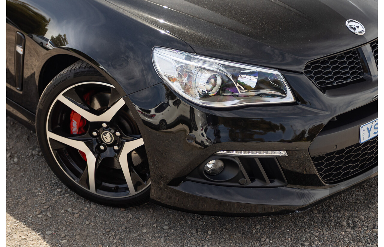 06/2013 Holden Special Vehicles (HSV) Maloo R8 Gen-F 2d Utility Phantom Black Metallic V8 6.2L - Walkinshaw Enhanced