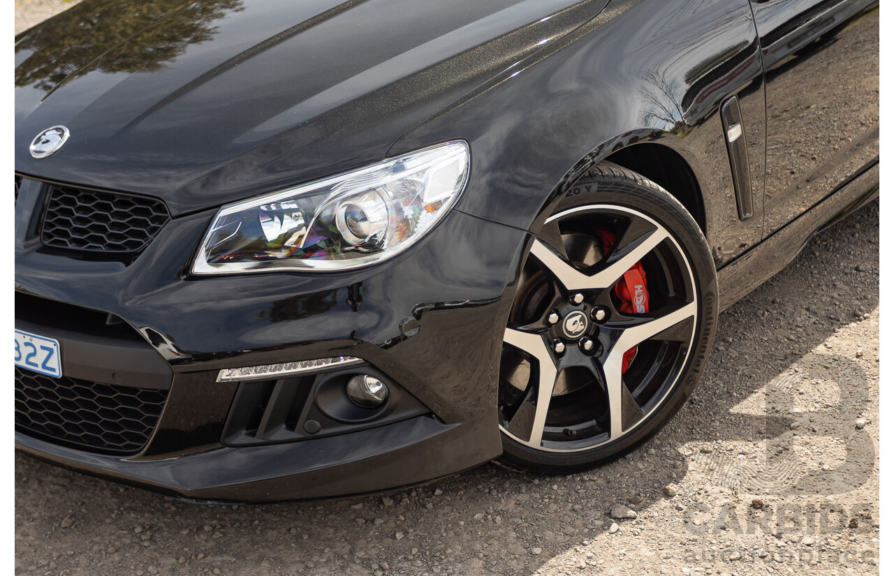 06/2013 Holden Special Vehicles (HSV) Maloo R8 Gen-F 2d Utility Phantom Black Metallic V8 6.2L - Walkinshaw Enhanced