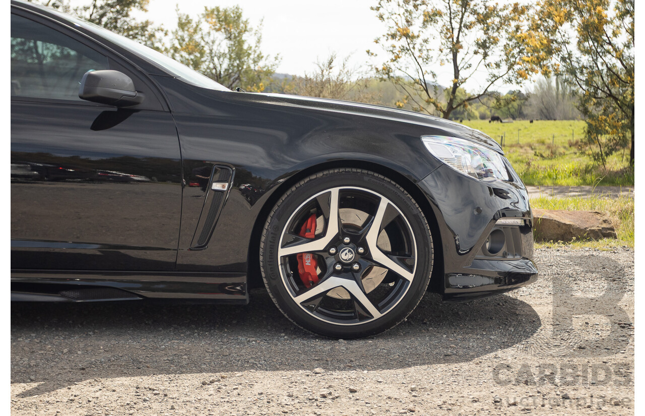 06/2013 Holden Special Vehicles (HSV) Maloo R8 Gen-F 2d Utility Phantom Black Metallic V8 6.2L - Walkinshaw Enhanced