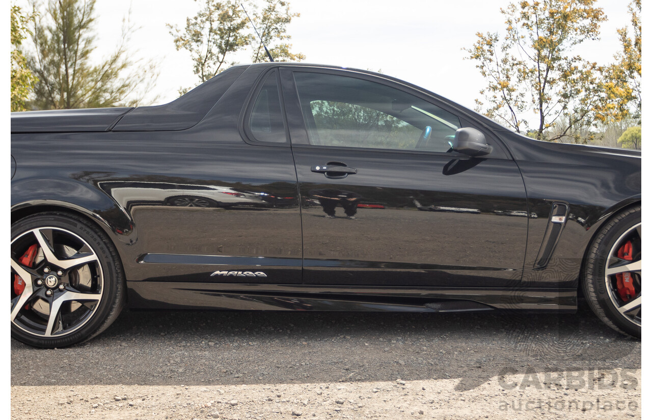 06/2013 Holden Special Vehicles (HSV) Maloo R8 Gen-F 2d Utility Phantom Black Metallic V8 6.2L - Walkinshaw Enhanced