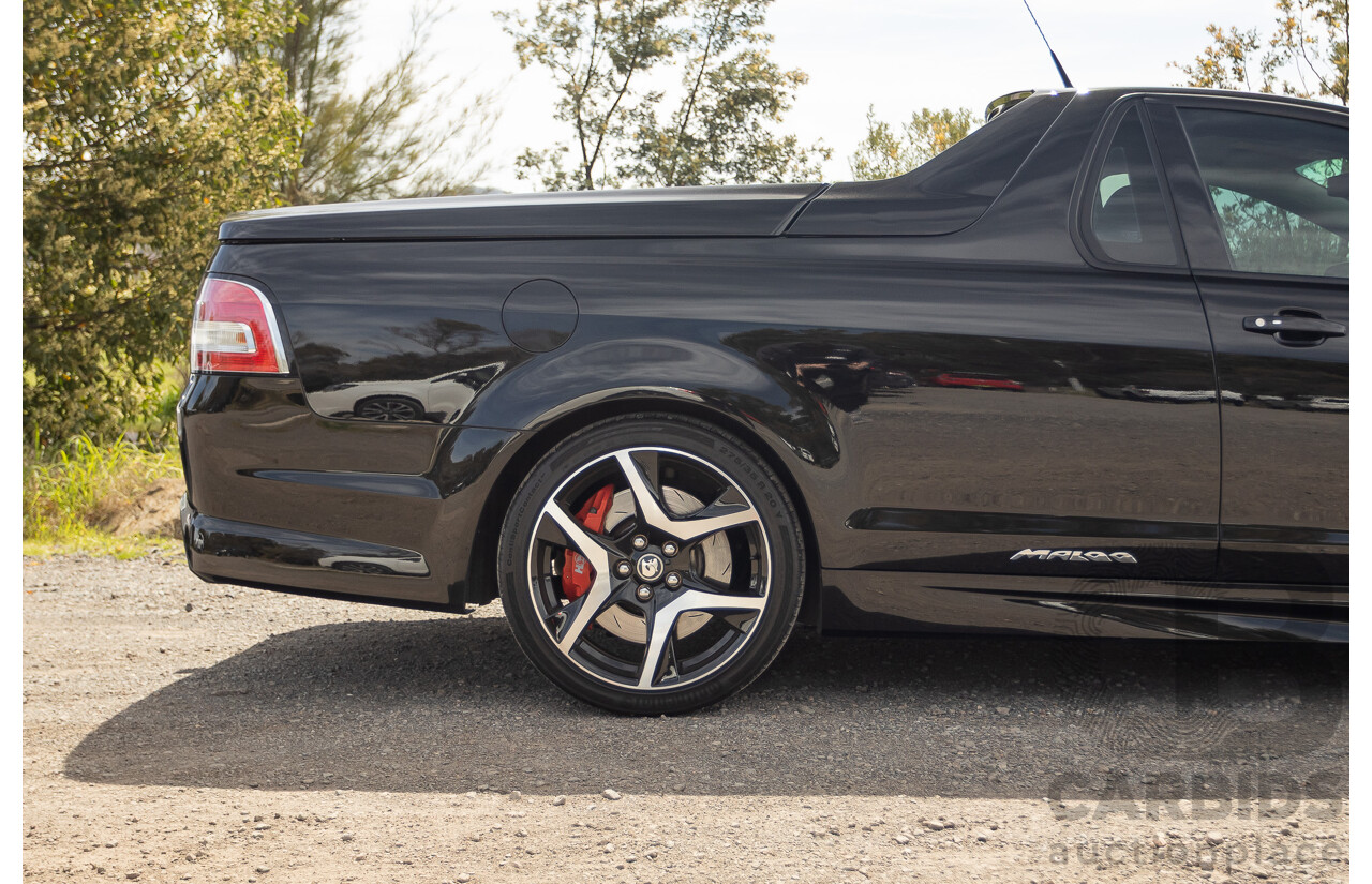 06/2013 Holden Special Vehicles (HSV) Maloo R8 Gen-F 2d Utility Phantom Black Metallic V8 6.2L - Walkinshaw Enhanced