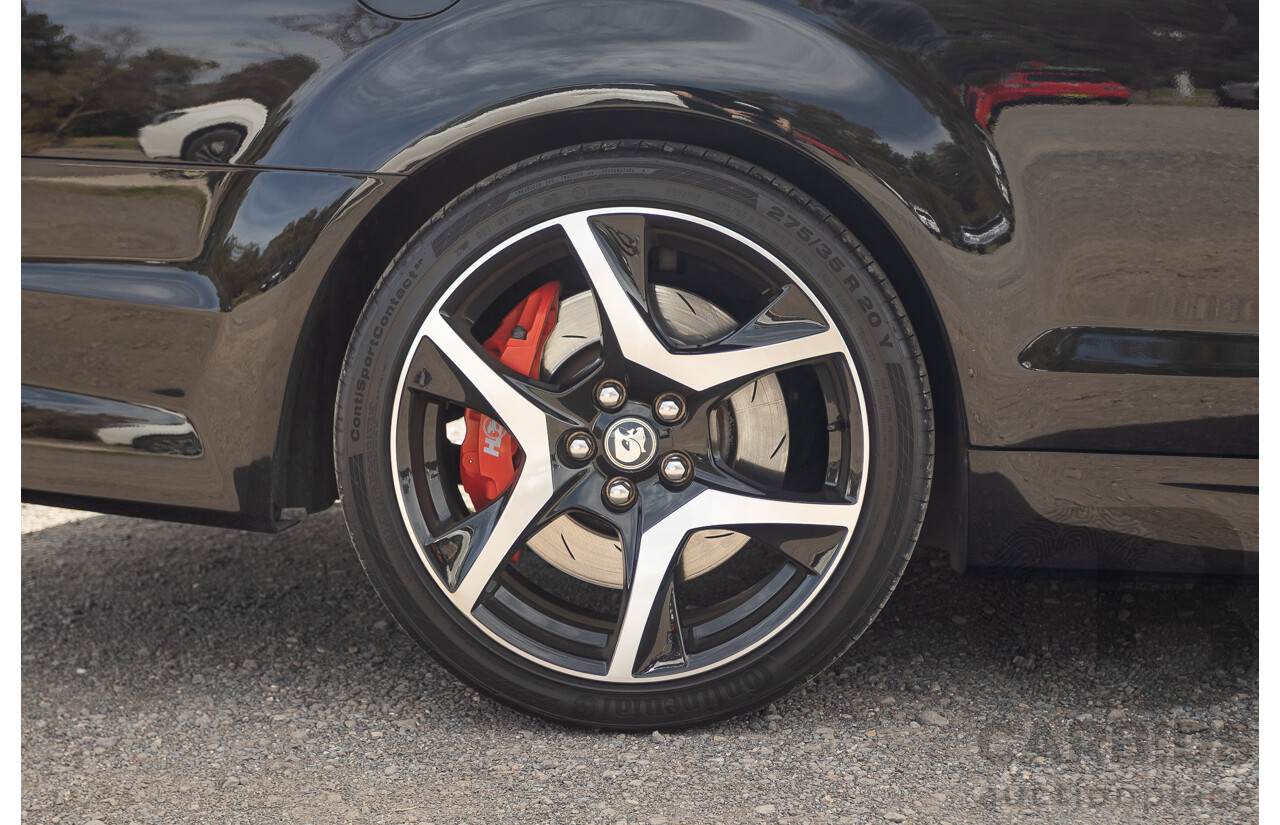 06/2013 Holden Special Vehicles (HSV) Maloo R8 Gen-F 2d Utility Phantom Black Metallic V8 6.2L - Walkinshaw Enhanced