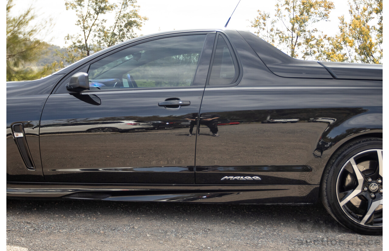 06/2013 Holden Special Vehicles (HSV) Maloo R8 Gen-F 2d Utility Phantom Black Metallic V8 6.2L - Walkinshaw Enhanced