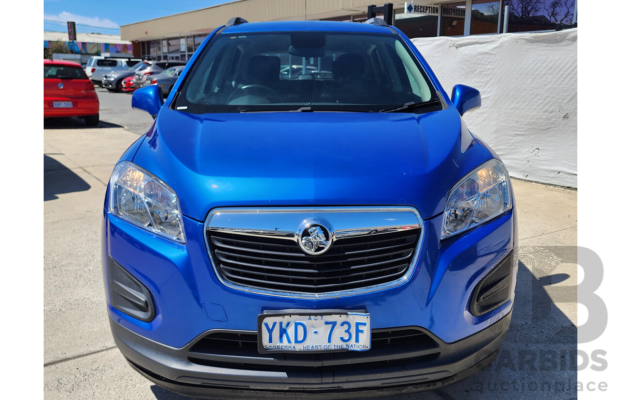 8/2014 Holden Trax LS TJ 4d Wagon Blue 1.8L