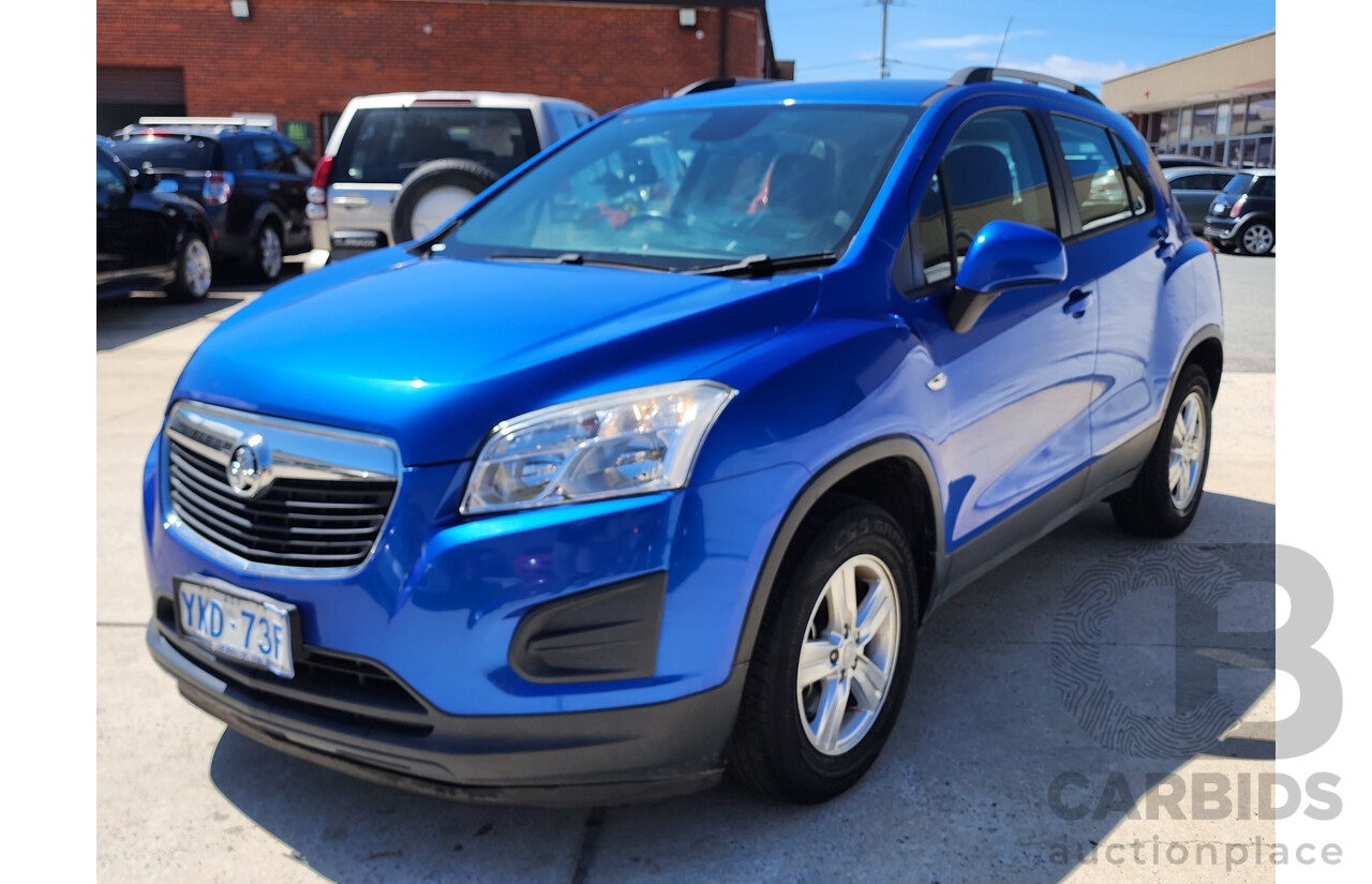 8/2014 Holden Trax LS TJ 4d Wagon Blue 1.8L