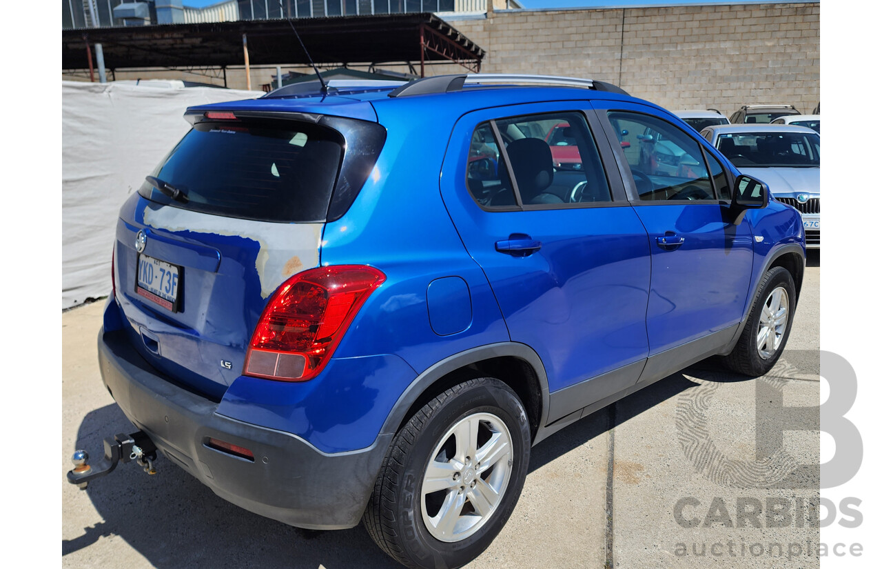 8/2014 Holden Trax LS TJ 4d Wagon Blue 1.8L