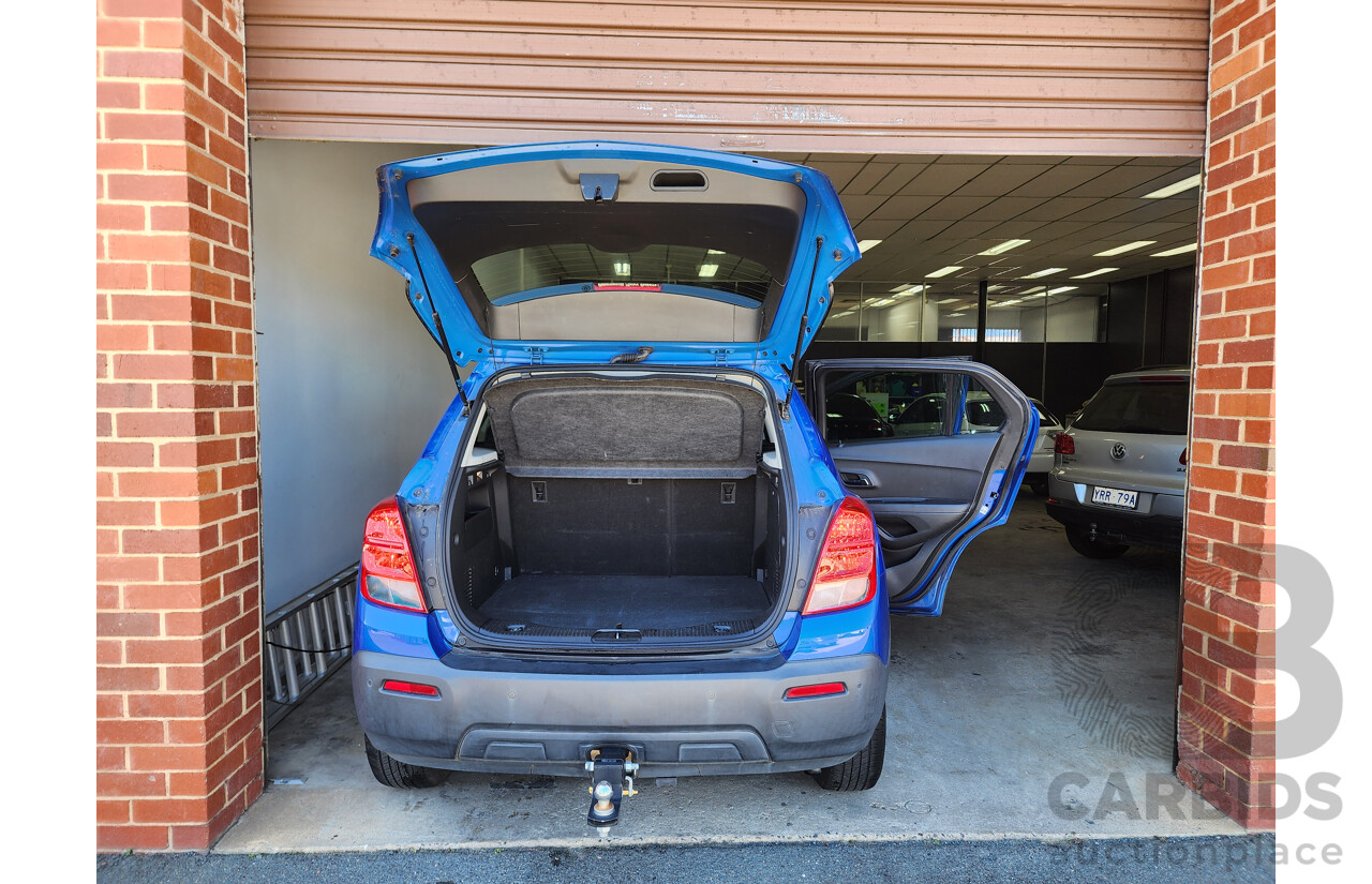 8/2014 Holden Trax LS TJ 4d Wagon Blue 1.8L