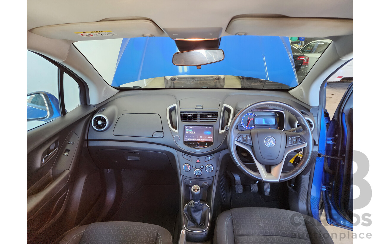 8/2014 Holden Trax LS TJ 4d Wagon Blue 1.8L