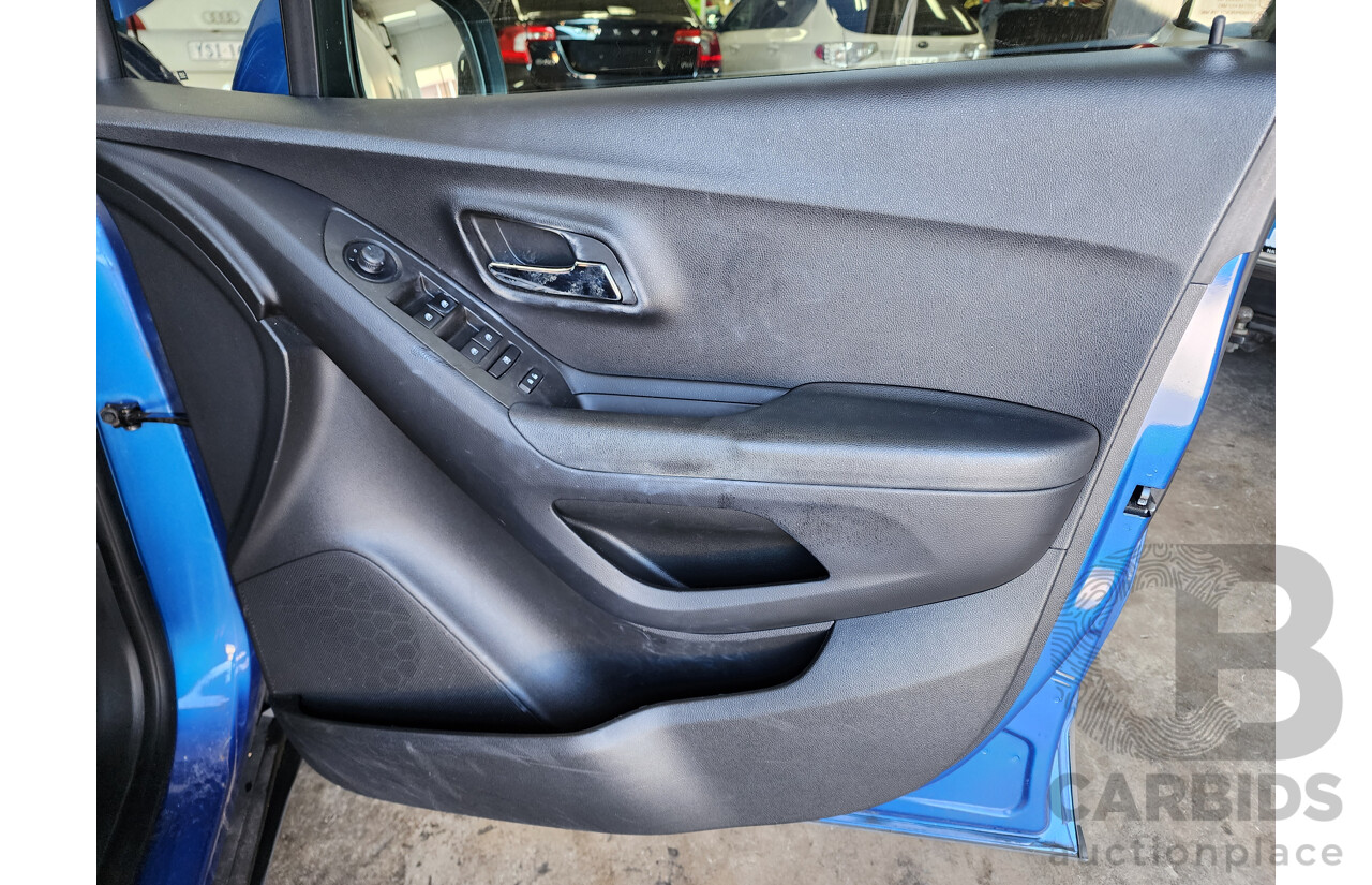 8/2014 Holden Trax LS TJ 4d Wagon Blue 1.8L