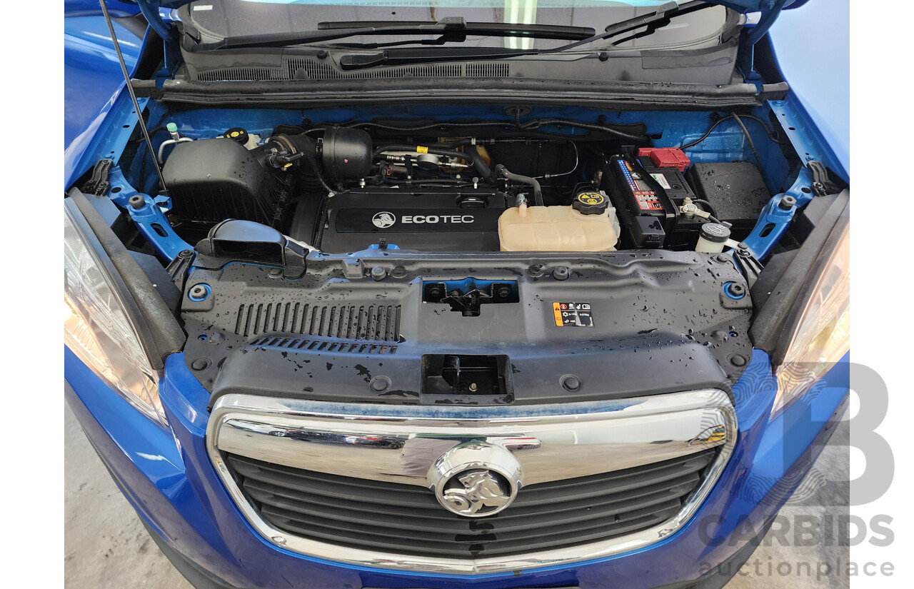 8/2014 Holden Trax LS TJ 4d Wagon Blue 1.8L