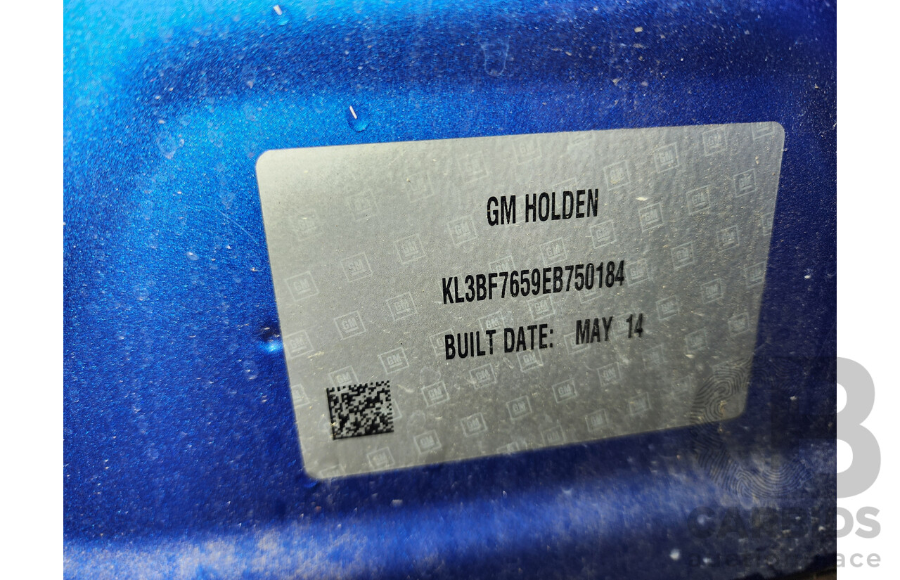 8/2014 Holden Trax LS TJ 4d Wagon Blue 1.8L