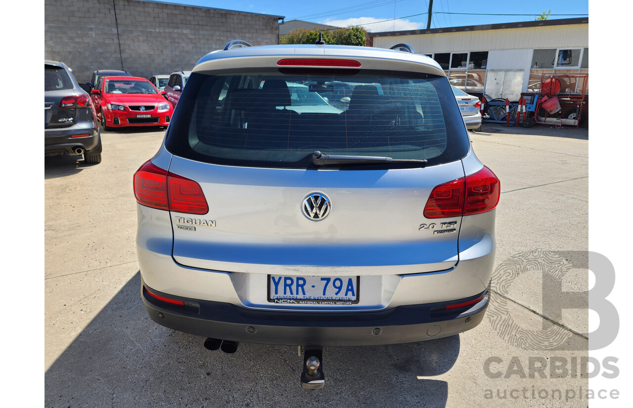 5/2012 Volkswagen Tiguan 132 TSI (4x4) 5NC MY12 4d Wagon Silver 2.0L