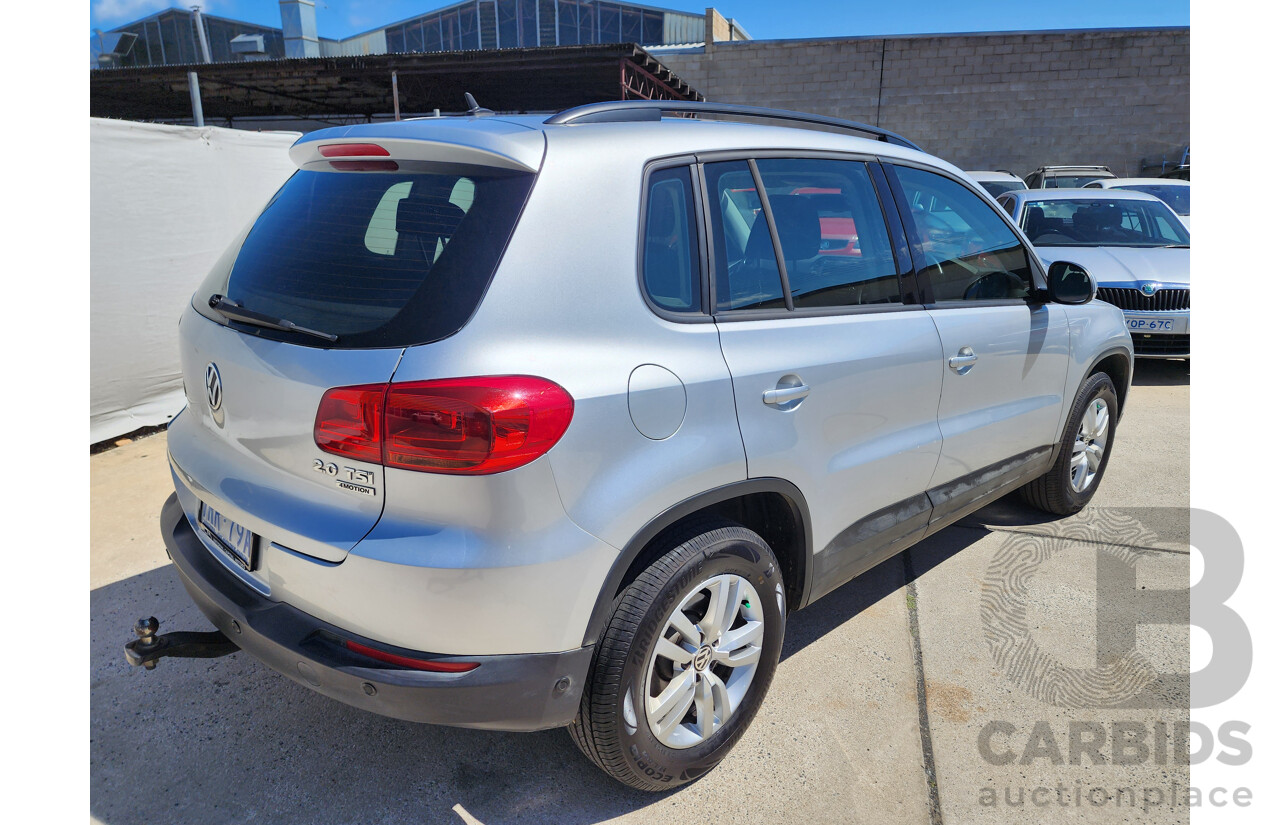 5/2012 Volkswagen Tiguan 132 TSI (4x4) 5NC MY12 4d Wagon Silver 2.0L