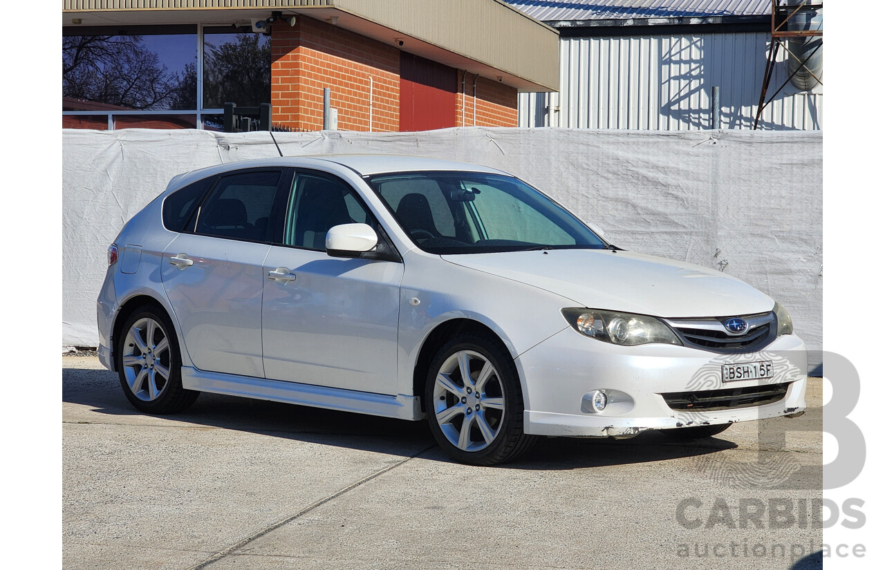 9/2010 Subaru Impreza RS (awd) MY11 5d Hatchback White 2.0L