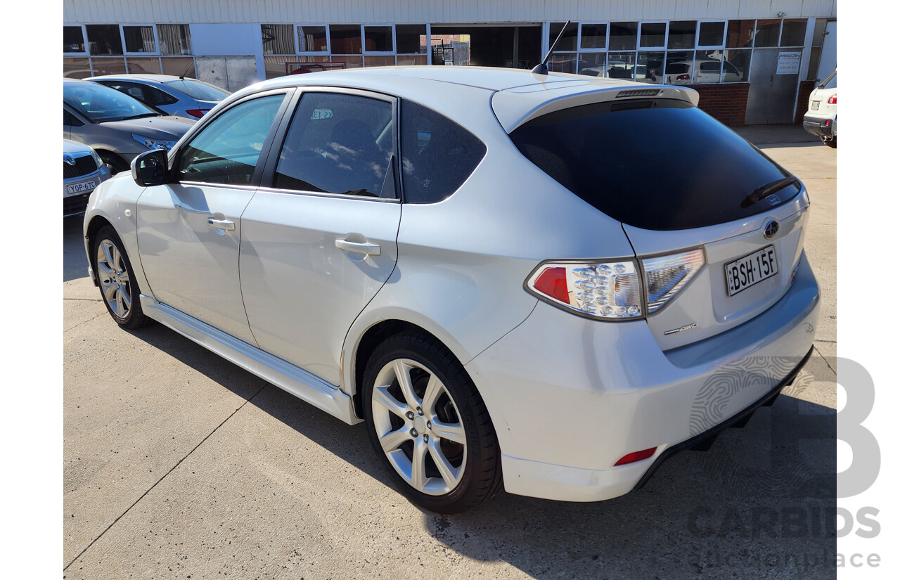 9/2010 Subaru Impreza RS (awd) MY11 5d Hatchback White 2.0L