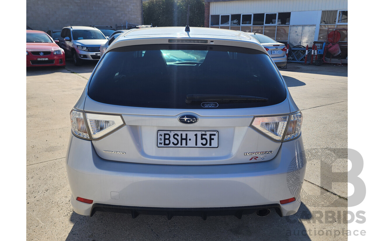 9/2010 Subaru Impreza RS (awd) MY11 5d Hatchback White 2.0L
