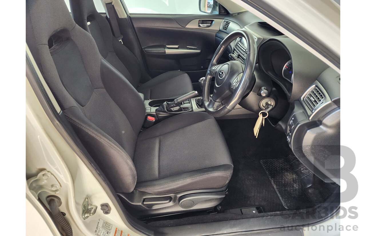 9/2010 Subaru Impreza RS (awd) MY11 5d Hatchback White 2.0L