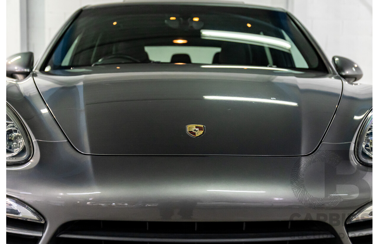 9/2013 Porsche Cayenne Diesel Series 2 MY14 4d Wagon Meteor Grey Metallic Turbo Diesel V6 3.0L