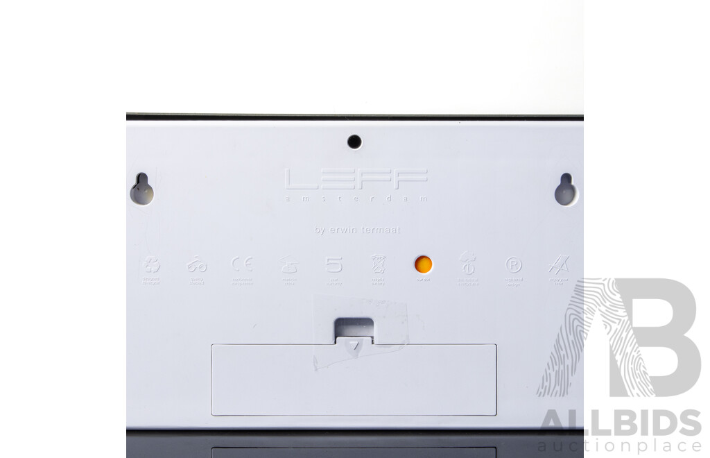 Retro Leff Amsterdam Wall Brick Flip Clock Deigned by Erwin Tremaat